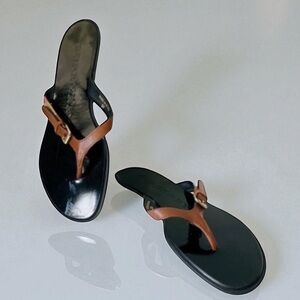 BURBERRY Nova Check Sandals Thongs Size 37